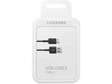 Charger l&#39;image dans la galerie, Boîte blanche avec un câble USB-C vers USB. La boîte est blanche avec le logo &#39;Samsung&#39; en haut.
