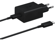 Charger l&#39;image dans la galerie, SAMSUNG Chargeur secteur + Câble USB-C Super Fast Charging 45 W Noir (EP-T4510XBEGEU)
