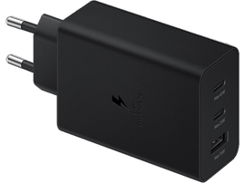 SAMSUNG Chargeur USB / USB-C Super Fast Charging 65 W Noir (EP-T6530NBEGEU)