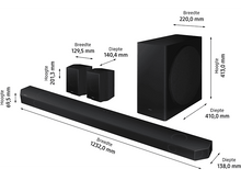 Charger l&#39;image dans la galerie, SAMSUNG Cinematic Q-series soundbar - Système Home Cinema (HW-Q930B)
