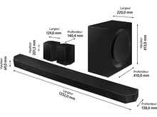 Charger l&#39;image dans la galerie, SAMSUNG Cinematic Q-series Soundbar - Système Home Cinema (HW-Q990B)
