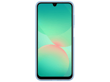 Charger l&#39;image dans la galerie, Smartphone bleu avec fond abstrait vert et rose. Fond blanc.
