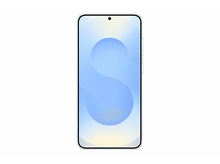 Charger l&#39;image dans la galerie, Un écran de téléphone avec une forme de S bleue sur un fond bleu clair.
