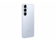 Charger l&#39;image dans la galerie, Un téléphone bleu clair avec trois lentilles de caméra sur fond blanc.
