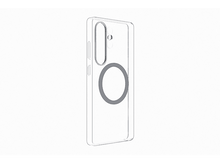 Charger l&#39;image dans la galerie, Coque de téléphone transparente avec cercle magnétique et découpe caméra.
