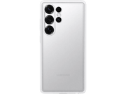 Coque de téléphone blanche avec trois caméras à l'arrière.