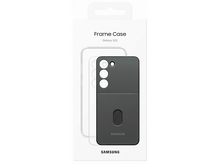 Charger l'image dans la galerie, Un emballage d'étui de téléphone montre un étui et un contour de téléphone transparent sur fond blanc.
