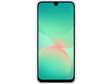 Charger l&#39;image dans la galerie, Un téléphone blanc avec un écran vert affichant des cercles colorés.
