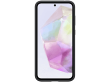 Charger l&#39;image dans la galerie, Smartphone noir avec un écran affichant un design de cristal abstrait et coloré.
