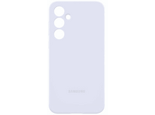 Charger l&#39;image dans la galerie, Coque de téléphone blanche, vue arrière. Trois découpes pour caméra, marque Samsung en bas.
