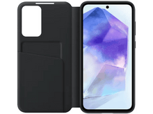 Charger l&#39;image dans la galerie, SAMSUNG Cover Galaxy A55 Smart View Wallet Noir (EF-ZA556CBEGWW)
