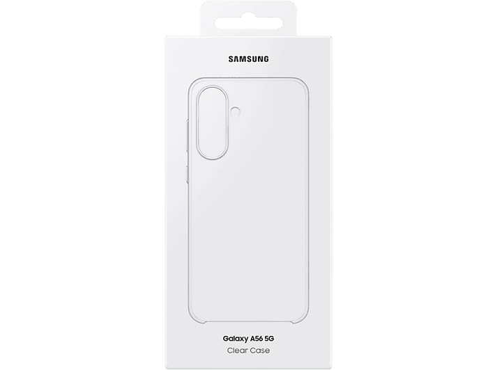 Emballage de coque de téléphone Samsung sur fond noir.