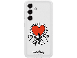 SAMSUNG Cover Galaxy S24 Flipsuit Keith Haring Blanc (EF-MS921CWEGWW)