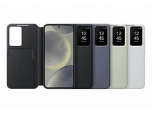 Charger l&#39;image dans la galerie, Plusieurs étuis de téléphone. Noir, gris, bleu, vert et blanc. Chacun affiche l&#39;heure : 12h45, lun. 28.
