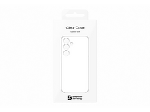 Charger l'image dans la galerie, Une coque de téléphone dans une boîte. La coque est transparente, la boîte a un fond blanc.
