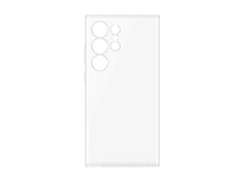 Charger l'image dans la galerie, Coque de téléphone transparente avec trous pour la caméra. Le dos est visible.
