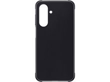 Charger l&#39;image dans la galerie, Une coque de téléphone noire avec des rainures sur fond noir.
