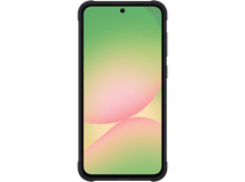 Charger l&#39;image dans la galerie, Smartphone avec écran coloré et cadre noir, sur fond noir.
