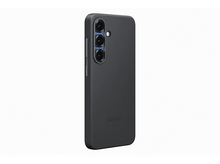 Charger l'image dans la galerie, Coque de téléphone gris foncé avec un téléphone à l'intérieur, montrant trois caméras arrière.
