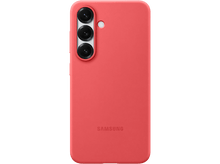 Charger l&#39;image dans la galerie, Coque de téléphone rouge avec bosse caméra. Logo Samsung en bas.
