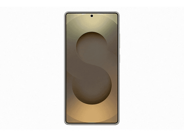 Vue de face d'un téléphone Samsung Galaxy S25 Ultra sur fond blanc.