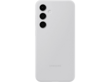 Charger l'image dans la galerie, Coque de téléphone gris clair avec découpes pour caméra et marque 'SAMSUNG'.
