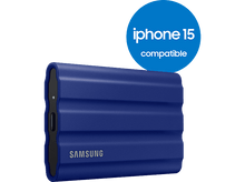 Charger l&#39;image dans la galerie, SAMSUNG Disque dur externe Portable SSD T7 Shield 2 TB Bleu (MU-PE2T0R/EU)
