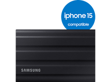 Charger l&#39;image dans la galerie, SAMSUNG Disque dur externe Portable SSD T7 Shield 2 TB Noir (MU-PE2T0S/EU)
