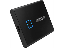 Charger l&#39;image dans la galerie, SAMSUNG Disque dur externe Portable SSD T7 Touch 1 TB Noir (MU-PC1T0K/WW)
