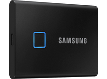 Charger l&#39;image dans la galerie, SAMSUNG Disque dur externe Portable SSD T7 Touch 1 TB Noir (MU-PC1T0K/WW)
