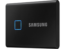 Charger l&#39;image dans la galerie, SAMSUNG Disque dur externe Portable SSD T7 Touch 1 TB Noir (MU-PC1T0K/WW)
