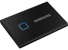 Charger l&#39;image dans la galerie, SAMSUNG Disque dur externe Portable SSD T7 Touch 500 GB Noir (MU-PC500K/WW)
