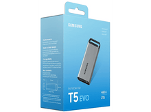 Charger l&#39;image dans la galerie, SAMSUNG Disque dur Externe SSD portable T5 EVO 2 TB Gris (MU-PM2T0G/WW)
