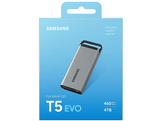 SAMSUNG Disque dur Externe SSD portable T5 EVO 4 TB Gris (MU-PM4T0G/WW)