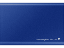 Charger l&#39;image dans la galerie, SAMSUNG Disque dur externe SSD portable T7 1 TB Bleu (MU-PC1T0H/WW)
