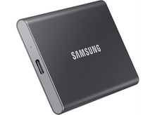 Charger l&#39;image dans la galerie, SAMSUNG Disque dur externe SSD portable T7 1 TB Gris (MU-PC1T0T/WW)
