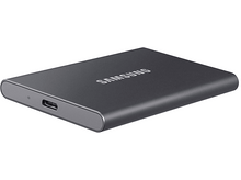 Charger l&#39;image dans la galerie, SAMSUNG Disque dur externe SSD portable T7 1 TB Gris (MU-PC1T0T/WW)
