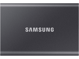 SAMSUNG Disque dur externe SSD portable T7 1 TB Gris (MU-PC1T0T/WW)