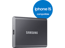 Charger l&#39;image dans la galerie, SAMSUNG Disque dur externe SSD portable T7 1 TB Gris (MU-PC1T0T/WW)
