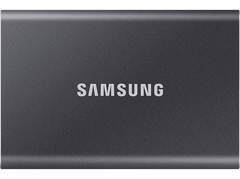 SAMSUNG Disque dur externe SSD portable T7 1 TB Gris (MU-PC1T0T/WW)