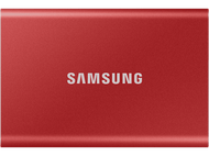 SAMSUNG Disque dur externe SSD portable T7 1 TB Rouge (MU-PC1T0R/WW)