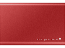 Charger l&#39;image dans la galerie, SAMSUNG Disque dur externe SSD portable T7 1 TB Rouge (MU-PC1T0R/WW)
