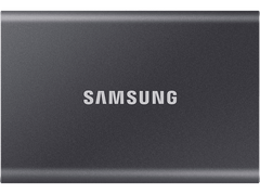 SAMSUNG Disque dur externe SSD portable T7 2 TB Gris (MU-PC2T0T/WW)