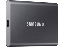 Charger l&#39;image dans la galerie, SAMSUNG Disque dur externe SSD portable T7 2 TB Gris (MU-PC2T0T/WW)
