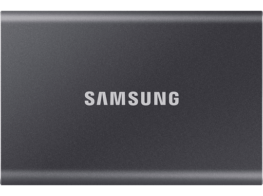 SAMSUNG Disque dur externe SSD portable T7 500 GB Gris (MU-PC500T/WW)