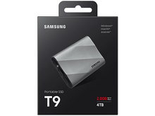 Charger l&#39;image dans la galerie, SAMSUNG Disque dur externe SSD portable T9 1 TB Gris (MU-PK1T0G/WW)
