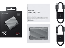 Charger l&#39;image dans la galerie, SAMSUNG Disque dur externe SSD portable T9 1 TB Gris (MU-PK1T0G/WW)
