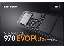 Charger l&#39;image dans la galerie, SAMSUNG Disque dur SSD interne 1 TB 970EVO Plus NVMe M.2 (MZ-V7S1T0BW)
