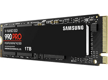 Charger l&#39;image dans la galerie, SAMSUNG Disque dur SSD interne 1 TB 990 Pro PCIe 4.0 NVMe M.2 (MZ-V9P1T0BW)
