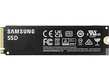 Charger l&#39;image dans la galerie, SSD Samsung. Noir avec texte blanc. Divers logos, dont CE, FCC et RoHS.
